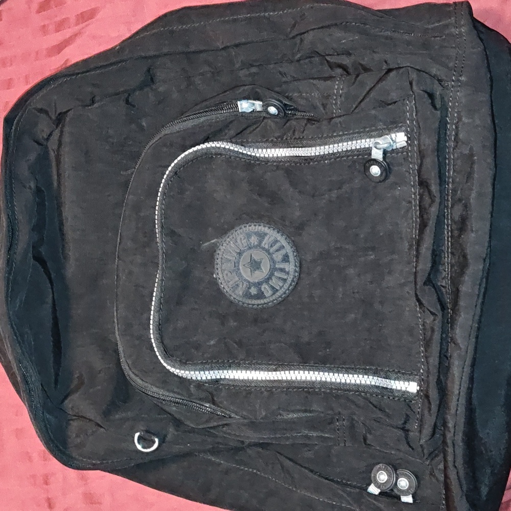 Kipling black book bag.
